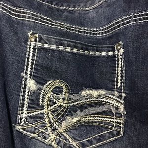 Like new silver  Maurices boot cut jean